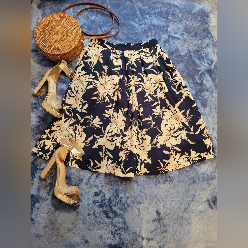 Blue skirt